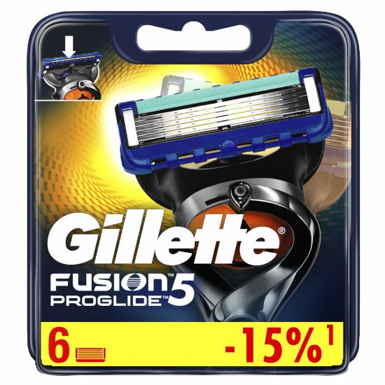 Изображение Сменные кассеты Gillette Fusion5 ProGlide, 6 шт.