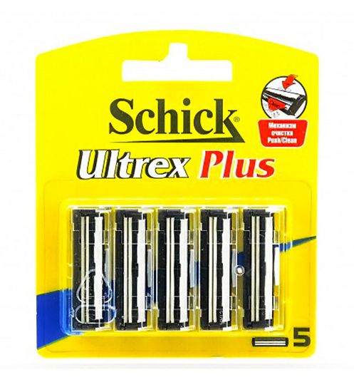 Изображение Сменные кассеты Schick Ultrex Plus, 5 шт.