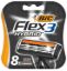 Изображение Сменные кассеты Bic Flex3 Hybrid, 8 шт.
