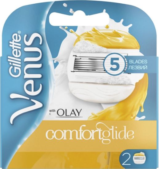 Изображение Сменные кассеты Gillette Venus ComfortGlide with Olay, 2 шт.