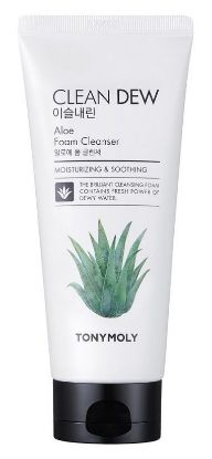 Изображение Пенка для умывания с экстрактом алоэ Tonymoly Clean Dew Aloe Foam Cleanser, 180 мл