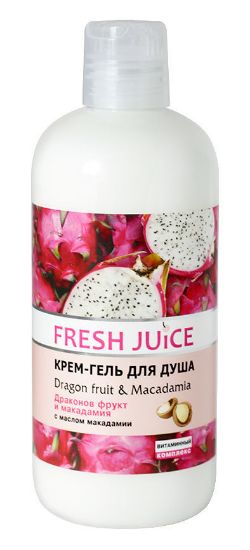 Изображение Крем-гель для душа Fresh Juice «Dragon Fruit & Macadamia», 500 мл