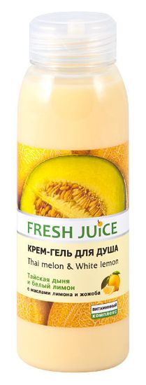 Изображение Крем-гель для душа Fresh Juice «Thai melon & white lemon», 300 мл