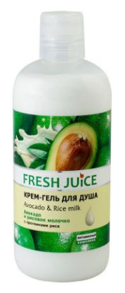 Изображение Крем-гель для душа Fresh Juice «Avocado & Rice milk», 500 мл