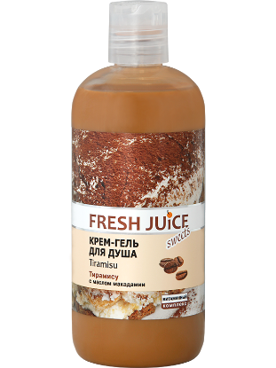 Изображение Крем-гель для душа Fresh Juice «Tiramisu», 500 мл