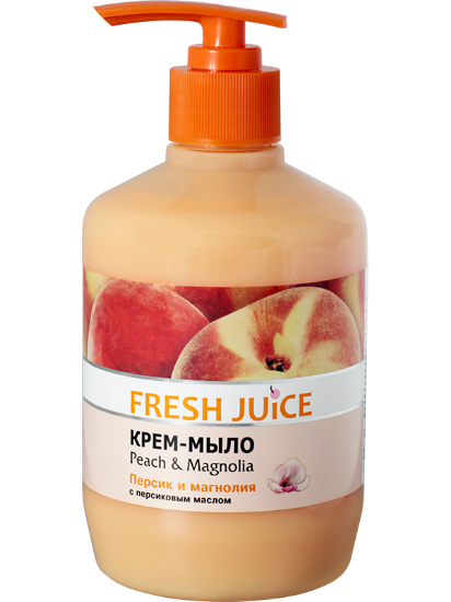 Изображение Крем-мыло Fresh Juice «Peach & Magnolia», 460 мл