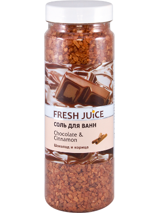 Изображение Соль для ванн Fresh Juice «Chocolate & Cinnamon», 700 г