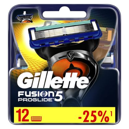 Изображение Сменные кассеты Gillette Fusion5 ProGlide, 12 шт.