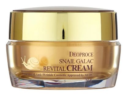 Изображение Крем для лица с муцином улитки Deoproce Snail Galac Revital Cream, 50 г