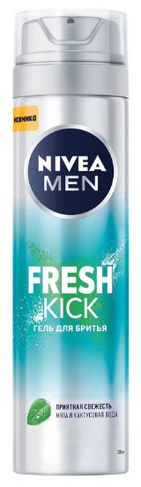 Изображение Гель для бритья Nivea Men Fresh Kick, 200 мл