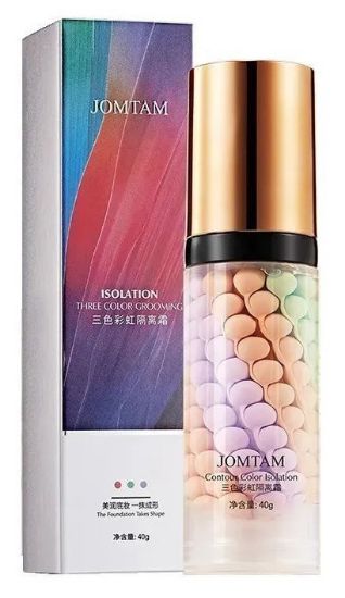 Изображение Трехцветная основа под макияж Jomtam Isolation Three Color Grooming, 40 г