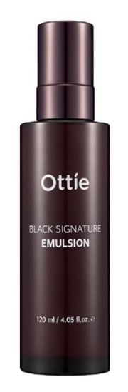 Изображение Омолаживающая эмульсия для лица с муцином улитки Ottie Black Signature Emulsion, 120 мл