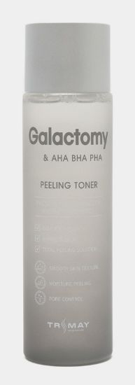 Изображение Пилинг тонер с галактомисисом и кислотами Trimay Galactomy & AHA-BHA-PHA Peeling Toner, 210 мл