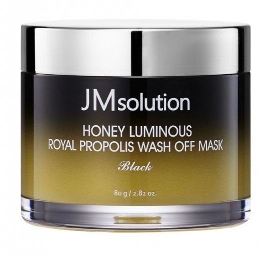 Изображение Очищающая маска для лица с медом JMsolution Honey Luminous Royal Propolis Wash Off Mask, 80 г