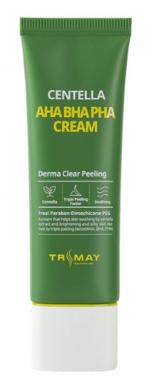 Изображение Обновляющий крем с кислотами и центеллой Trimay Aha Bha Pha Centella Cream, 50 мл