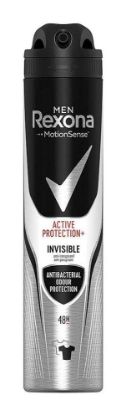 Изображение Мужской антибактериальный дезодорант–спрей «невидимый» Rexona Men Active Protection+ invisible, 200 мл