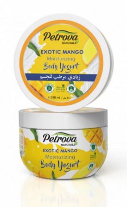 Изображение Увлажняющий йогурт для тела «Экзотическое манго» Petrova Naturals Exotic Mango Moisturizing Body Yogurt, 240 мл