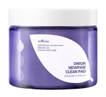 Изображение Многослойные очищающие пэды с красным луком IsNtree Onion Newpair Clear Pad, 60 шт.