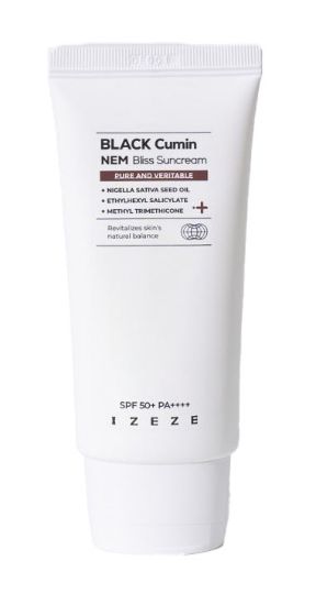 Изображение Солнцезащитный крем с маслом чёрного тмина Izeze Black Cumin NEM Bliss Suncream, 150 мл