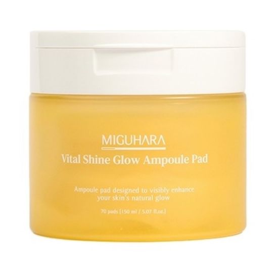 Изображение Пэды Miguhara Vital Shine Glow Ampoule Pad, 70 шт.