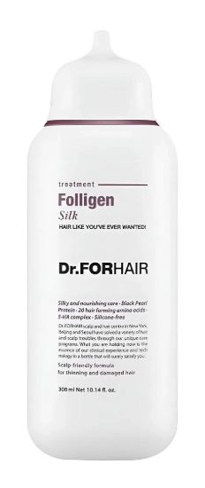 Изображение Маска-бальзам для повреждённых волос Dr.Forhair Folligen Silk Treatment, 300 мл