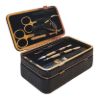 Изображение Маникюрный набор Zinger MS-1205-801 G, золотистые инструменты, 9 предметов