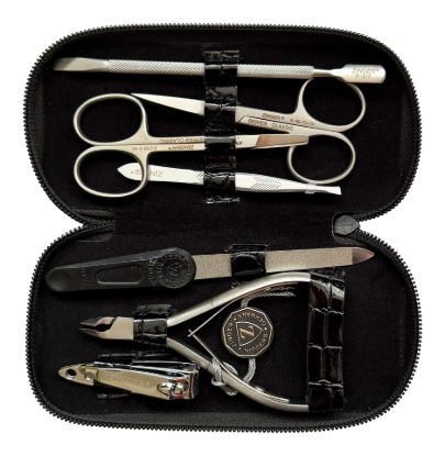 Изображение Маникюрный набор мужской Zinger MS-8105 SM, 7 предметов, чёрный